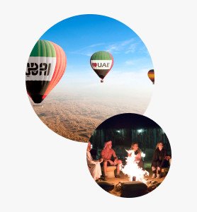Private Night Safari & Astronomy with Overnight and Hot Air Balloon flight in Dubai picture 