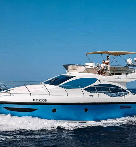 Azimut Sky 45 ft Yacht Rent with Captain in Dubai Marina (up to 12 pers