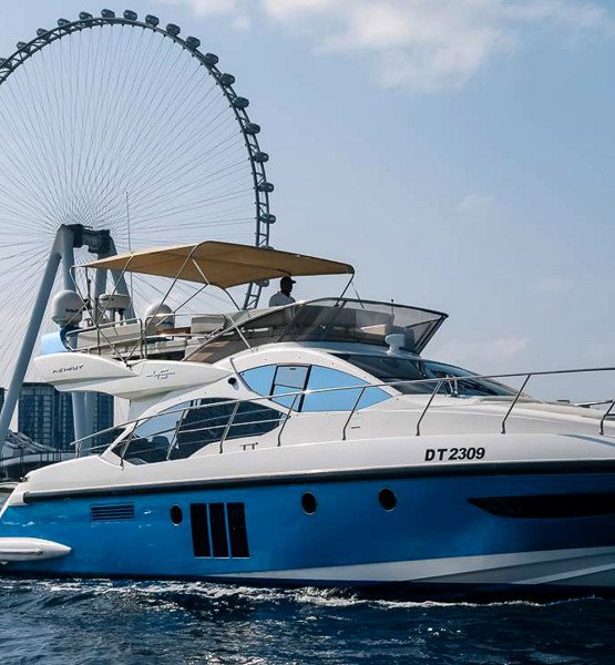 Azimut Sky 45 ft Yacht Rent with Captain in Dubai Marina (up to 12 pers